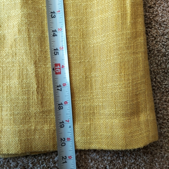Milly Yellow Linen Pencil Skirt Size 6 pockets! - Picture 6 of 9
